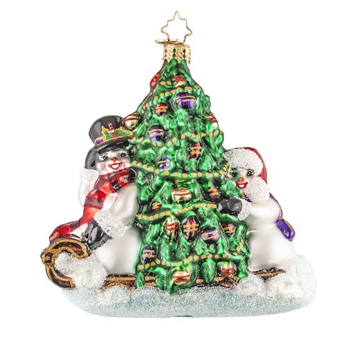 Christmas decorations Christopher Radko "Snowdrift Sleigh Ride"