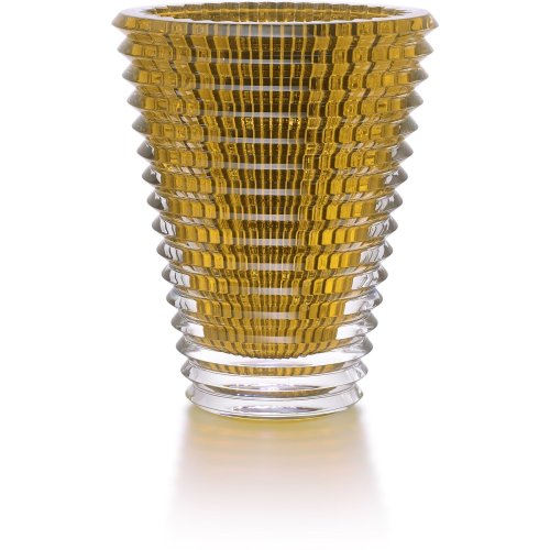 Vase oval Baccarat "Eye" 420 Amber